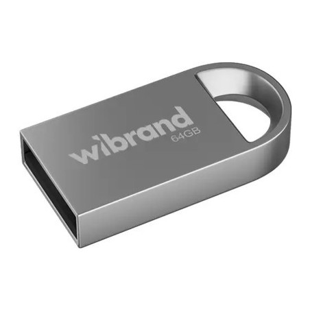 USB флеш накопичувач Wibrand 64GB lynx Silver USB 2.0 (WI2.0/LY64M2S)