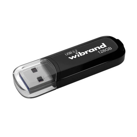 USB флеш накопичувач Wibrand 128GB Marten Black USB 3.2 Gen 1 (USB 3.0) (WI3.2/MA128P10B)
