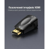 Перехідник HDMI M to VGA F 1080P 60Hz 3,5mm Audio Vention (AIDB0)