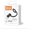 Перехідник USB-C F to Lightning M black ColorWay (CW-AD-LC)