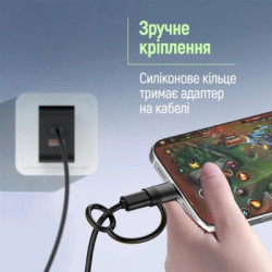 Перехідник Lightning F to USB-C M black ColorWay (CW-AD-CL2)
