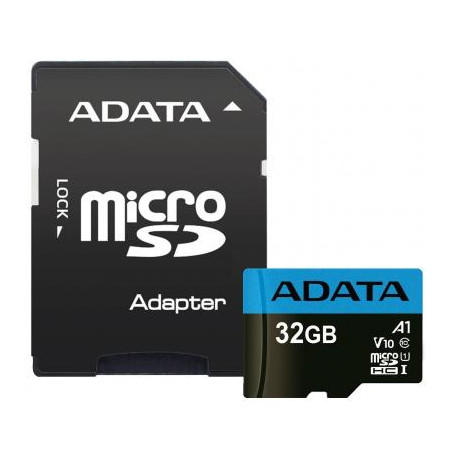 Карта пам'яті ADATA 32GB microSD class 10 UHS-I A1 Premier (AUSDH32GUICL10A1-RA1)