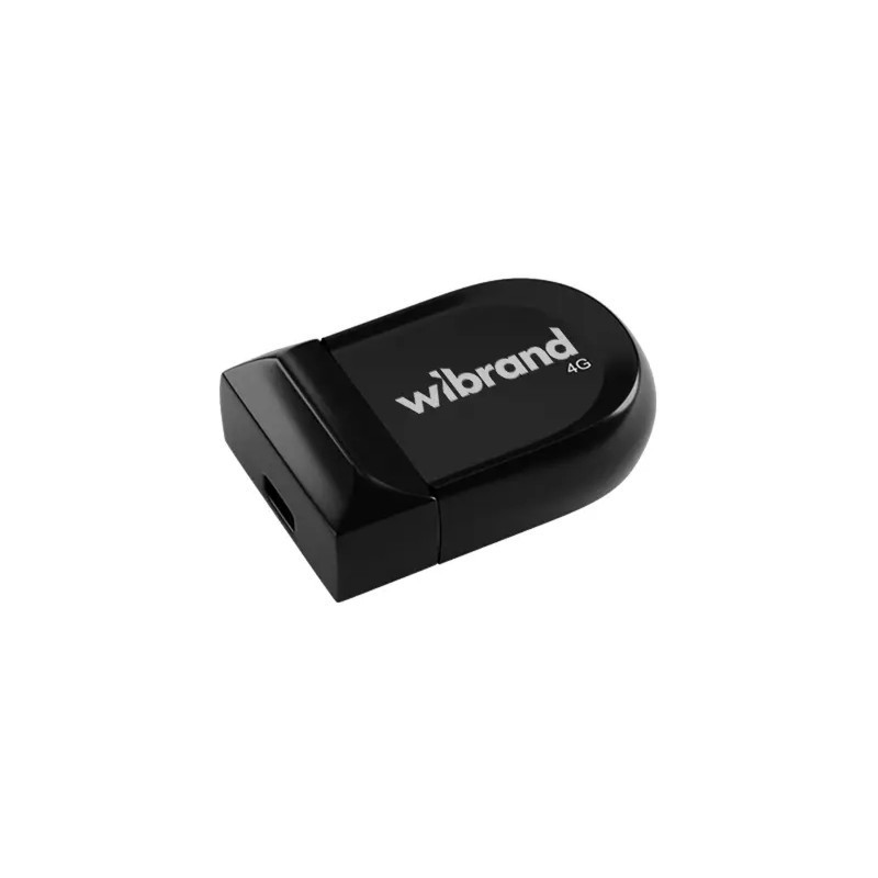 USB флеш накопичувач Wibrand 4GB Scorpio Black USB 2.0 (WI2.0/SC4M3B)