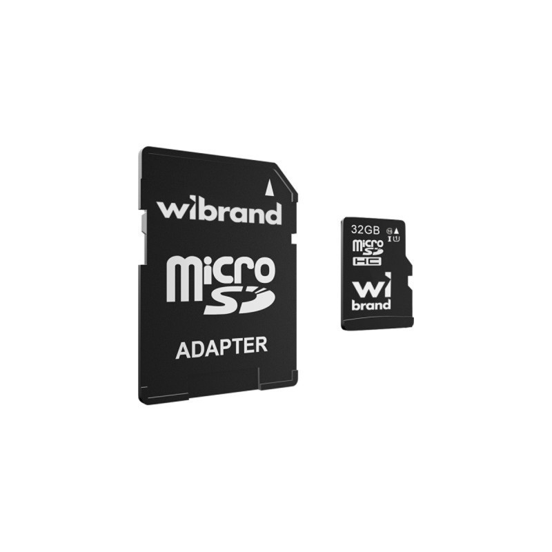 Карта пам'яті Wibrand 32GB microSD class 10 UHS-I (WICDHU1/32GB-A)