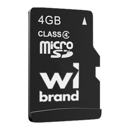 Карта пам'яті Wibrand 4GB mictoSD class 4 (WICDC4/4GB)