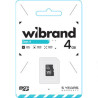 Карта пам'яті Wibrand 4GB mictoSD class 4 (WICDC4/4GB)