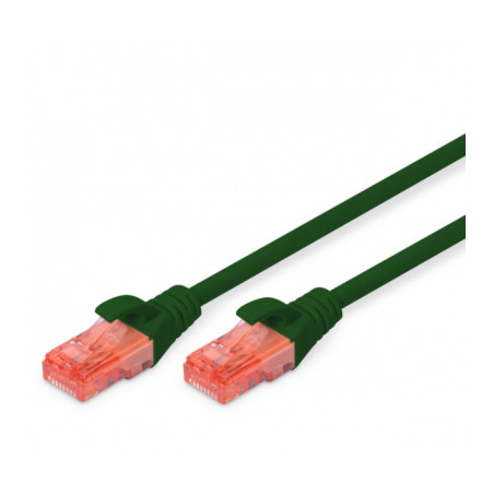 Патч-корд 1м, CAT 6 UTP, AWG 26/7, Cu, LSZH, green Digitus (DK-1617-010/G)