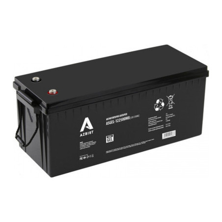 Батарея до ДБЖ AZBIST 12V 250 Ah Super GEL (ASGEL-122500M8)