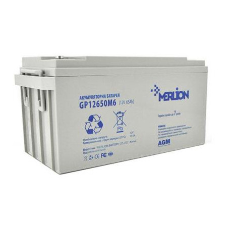 Батарея до ДБЖ Merlion RDC12-65, 12V-65Ah (GP12650M6)