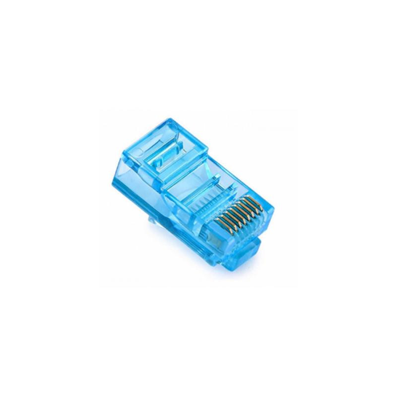 Конектор RJ45 cat.5e UTP 8P8C Blue 100 шт Merlion (05355)