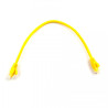 Патч-корд 0.25м, RJ-45, Cat.5e, CU, мідь, жовтий Ritar (PCR-CU/0.25Yw / 04278)