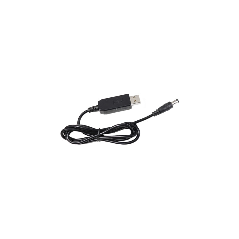 Кабель живлення USB to DC 5.5x2.1mm 12V 1.0m Value (S1016)