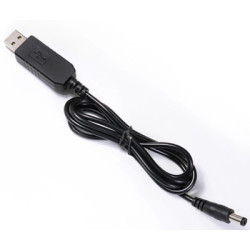 Кабель живлення USB to DC 5.5x2.1mm 12V 1.0m Value (S1016)