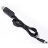 Кабель живлення USB to DC 5.5x2.1mm 12V 1.0m Value (S1016)