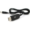 Кабель живлення USB to DC 5.5x2.5mm/(5.5x2.1mm) 9V 1.0m OEM Voltronic (KPFR/5-9)