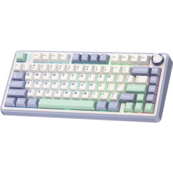 Клавіатура Aula F75 Gasket Greywood V3 switch Hot-Swap PBT Wireless/Bluetooth/USB White (6948391208640)