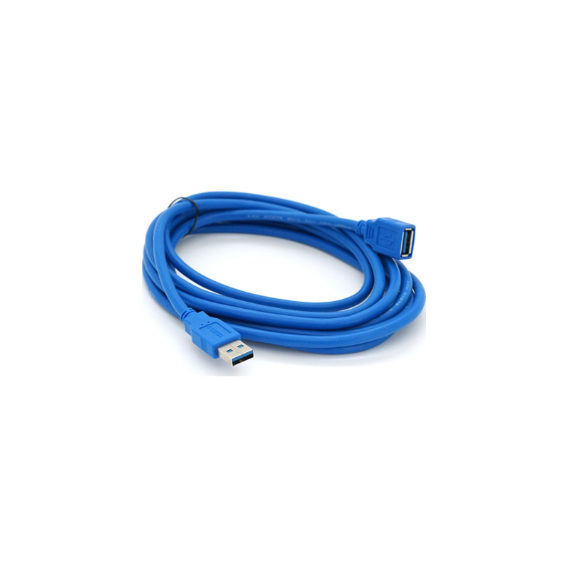 Дата кабель USB 3.0 AM/AF 3.0m blue Voltronic (YT-3.0AM\AF-3.0BL)