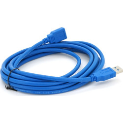 Дата кабель USB 3.0 AM/AF 3.0m blue Voltronic (YT-3.0AM\AF-3.0BL)