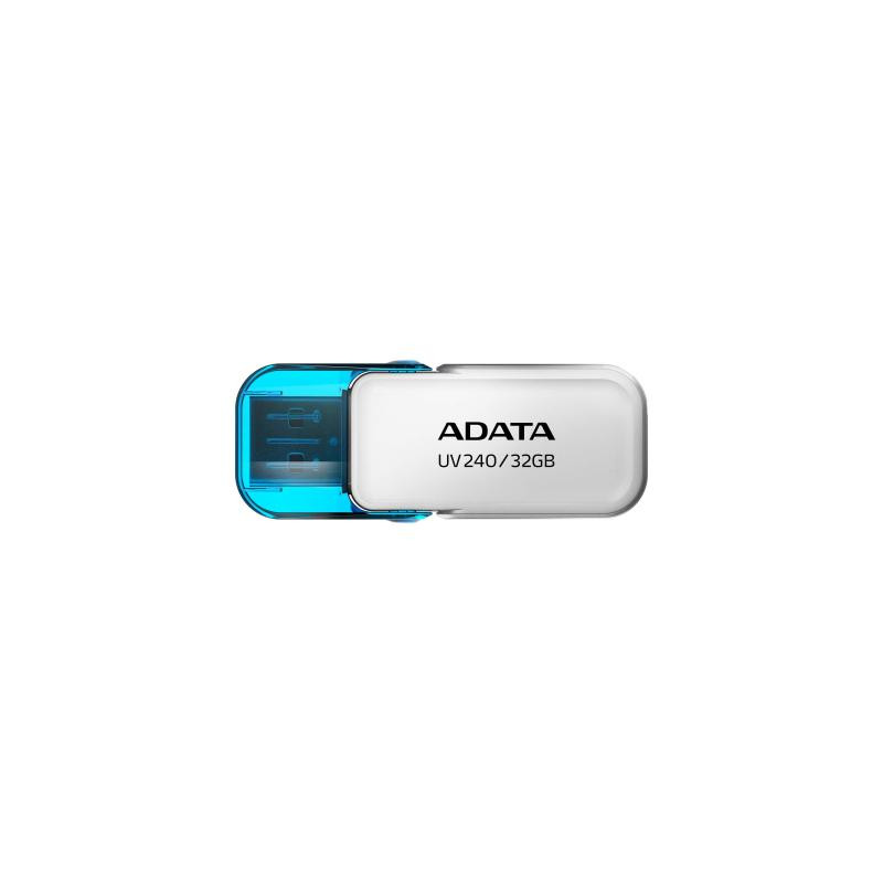 USB флеш накопичувач ADATA 32GB UV240 White USB 2.0 (AUV240-32G-RWH)