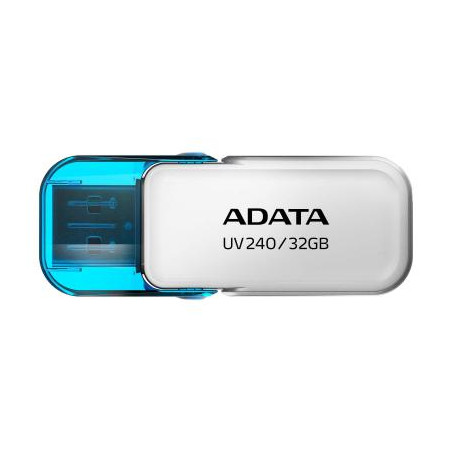 USB флеш накопичувач ADATA 32GB UV240 White USB 2.0 (AUV240-32G-RWH)