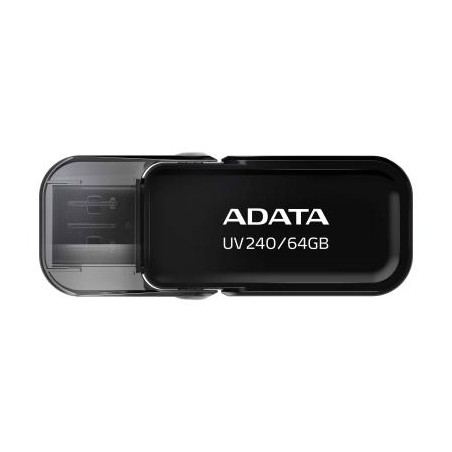 USB флеш накопичувач ADATA 64GB UV240 Black USB 2.0 (AUV240-64G-RBK)