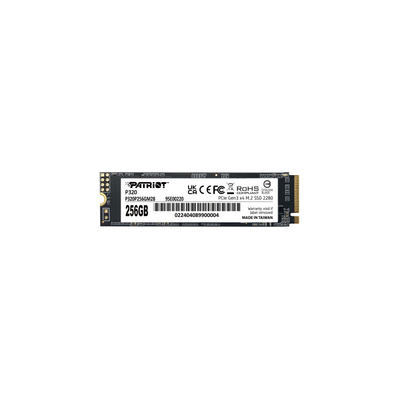 Накопичувач SSD M.2 2280 256GB Patriot (P320P256GM28)