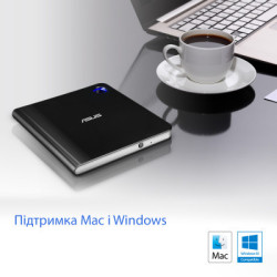 Оптичний привід Blu-Ray ASUS SBW-06D5H-U/BLK/G/AS (90DD02G0-M29000)