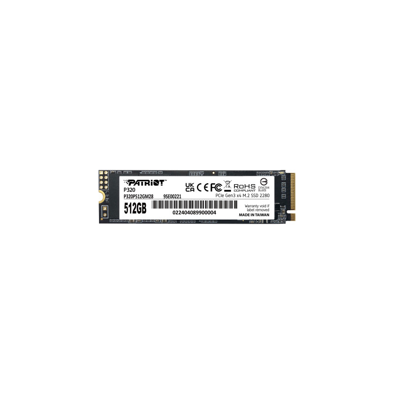 Накопичувач SSD M.2 2280 512GB Patriot (P320P512GM28)