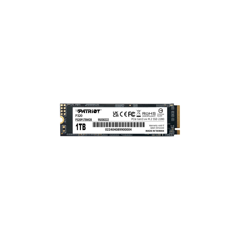 Накопичувач SSD M.2 2280 1TB Patriot (P320P1TBM28)