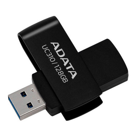USB флеш накопичувач ADATA 128GB UC310 USB 3.2 Black (UC310-128G-RBK)