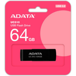 USB флеш накопичувач ADATA 64GB UC310 Black USB 3.0 (UC310-64G-RBK)