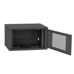 Шафа настінна Ipcom 4U, 600*350, перфорація, RAL9005 (СН-4U-060х035-ДП-9005)