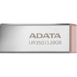 USB флеш накопичувач ADATA 128GB UR350 Silver/Beige USB 3.2 (UR350-128G-RSR/BG)