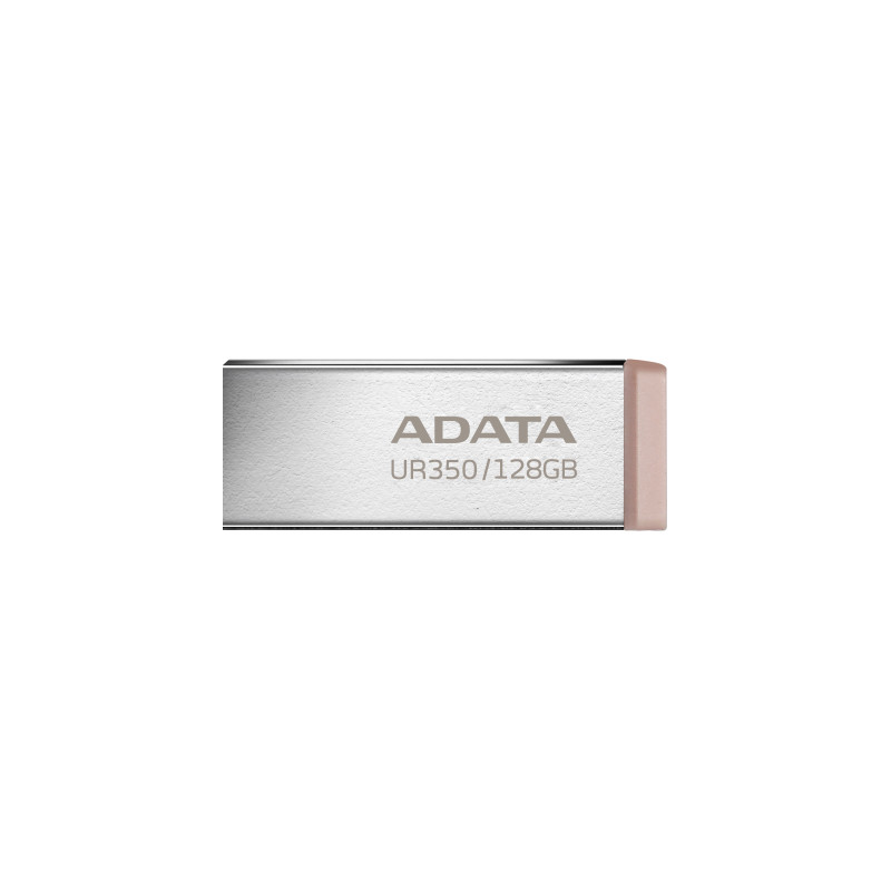 USB флеш накопичувач ADATA 128GB UR350 Silver/Beige USB 3.2 (UR350-128G-RSR/BG)