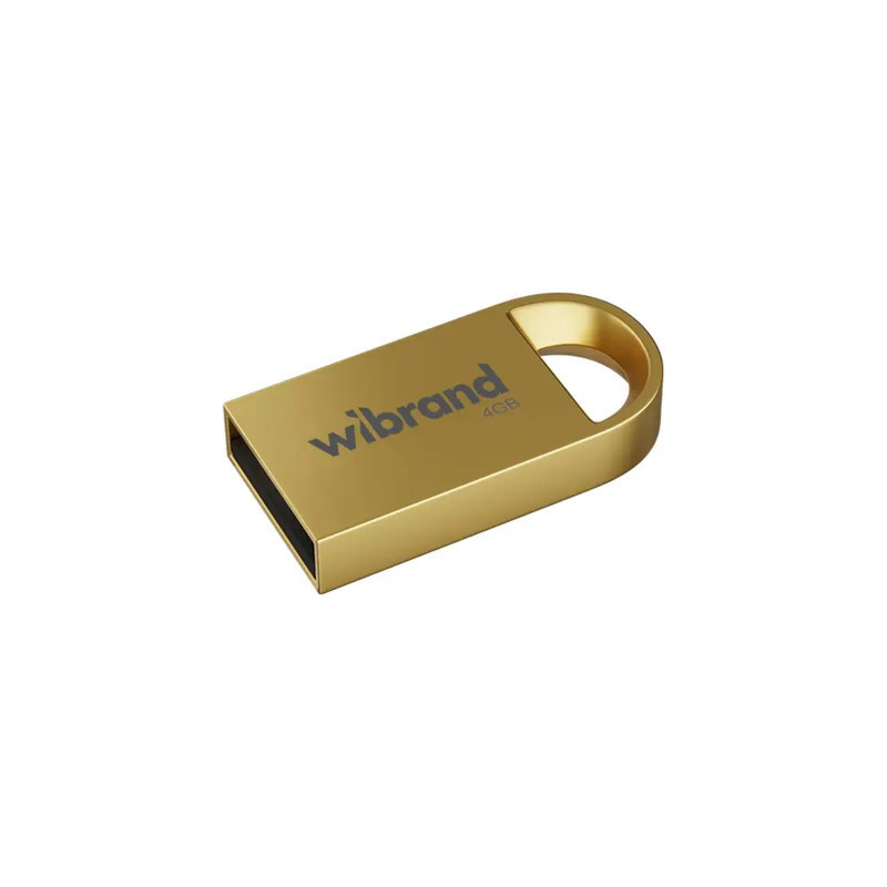 USB флеш накопичувач Wibrand 4GB lynx Gold USB 2.0 (WI2.0/LY4M2G)