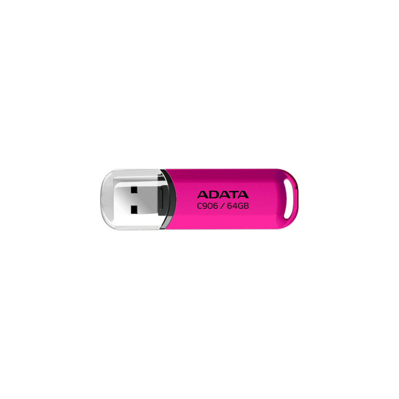 USB флеш накопичувач ADATA 64GB C906 Pink USB 2.0 (AC906-64G-RPP)
