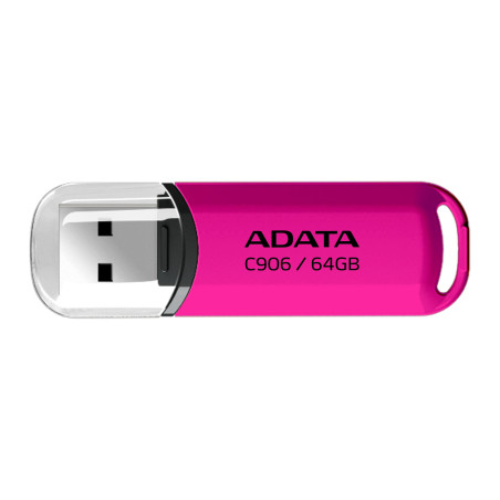USB флеш накопичувач ADATA 64GB C906 Pink USB 2.0 (AC906-64G-RPP)