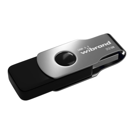 USB флеш накопичувач Wibrand 512GB Lizard Black USB 3.2 (WI3.2/LI512P9B)
