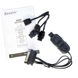 Модуль управління підсвічуванням Zezzio Контролер керування Zezzio ARGB 3-Pin 5V/SATA (Zezzio ARGB controller Sata) (Zezzio ARGB