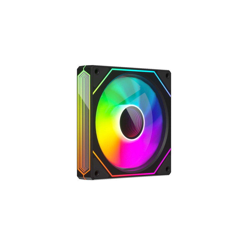 Кулер до корпусу Zezzio PRISM 6 Pro ARGB Black Reverse