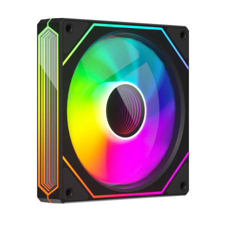 Кулер до корпусу Zezzio PRISM 6 Pro ARGB Black Reverse