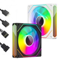 Кулер до корпусу Zezzio PRISM 6 Pro ARGB Black Reverse