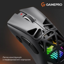 Мишка GamePro Genesis Spider Wireless/Bluetooth/USB Black (GM870B)
