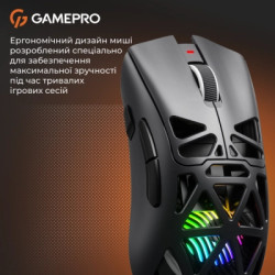 Мишка GamePro Genesis Spider Wireless/Bluetooth/USB Black (GM870B)