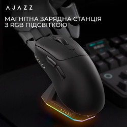 Мишка Ajazz AJ179PRO Wireless/Bluetooth/USB Charging Dock Black (AJ179-PRO-B)