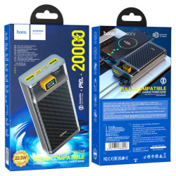 Батарея універсальна HOCO 20000mAh, 22.5W, Black (J103A / 45366)