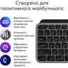 Комплект Logitech MX Keys S Combo для MAC Bluetooth/Wireles UA Space Grey (920-012845)