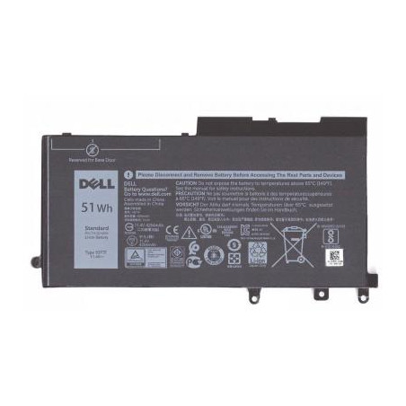 Акумулятор до ноутбука Dell Latitude 5480 93FTF (short), 4254mAh (51Wh), 3cell, 11.4V, L (A47311)