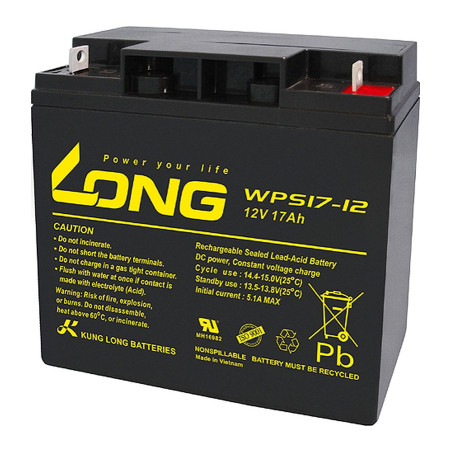 Батарея до ДБЖ Long 12В 17Ah (WPS17-12)