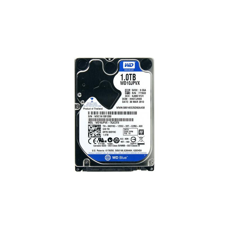 Жорсткий диск для ноутбука 2.5" 1TB WD (WD10JPVX)